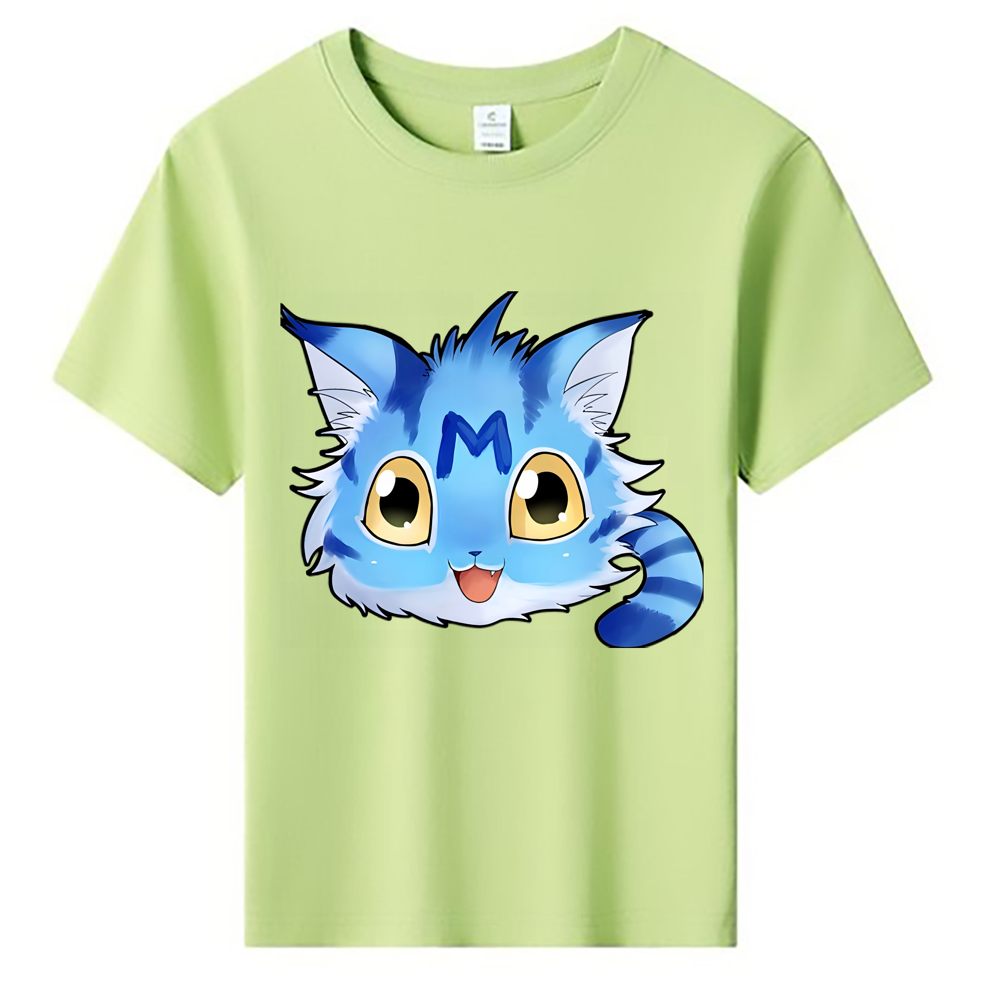 （画像用） Digimon デジタルモンスター/デジモン 綿100％キッズTシャツ（フロントプリント）